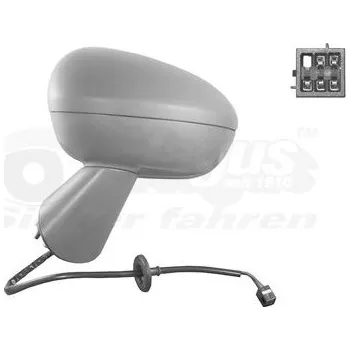 Auto zrcátko Vnější zpětné zrcátko VAN WEZEL 3860817