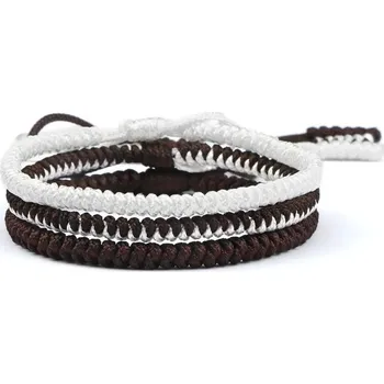 Náramek Ručně pletený vrstvený náramek | módní doplněk, ochranný náramek - Styl 12