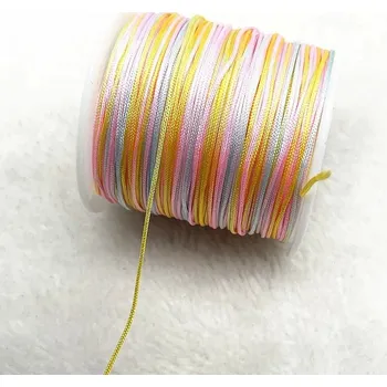 Náramek Pestrobarevná nylonová šňůrka na náramky | náramek, šňůra - 47