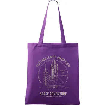 Space Adventure - Taška bavlněná - 42 x 38 cm ( Fialová )