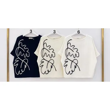 Dámská halenka Halenka úplet CH85567 barva: černá