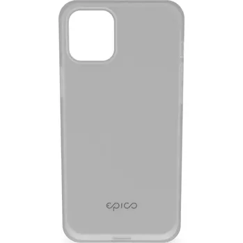 Pouzdro na mobilní telefon Epico Silicone Case Black transparent pro iPhone 12 mini