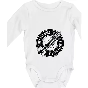 Kojenecký body The Last Missile - Body kojenecké s dlouhým rukávem - Dlouhý r. do 3 měs ( Bílá )