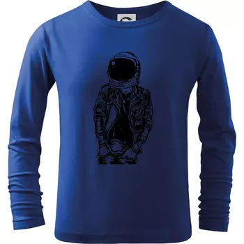 Chlapecké tričko Astronaut Punkster - Triko dětské Long Sleeve - 122 cm/6 let ( Královská modrá )