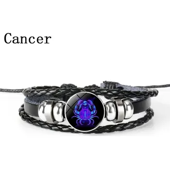 Náramek Kožený náramek se znamením zvěrokruhu | náramek, šperk - 10