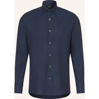 Pánská košile Zegna Pánská Košile Regular Fit, modrá, 40