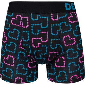 Boxerky Veselé pánské boxerky Pixelová srdce