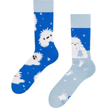 Dámské ponožky Veselé teplé ponožky Malý yetti