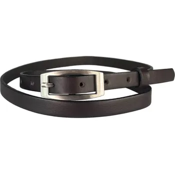 Opasek PENNY BELTS Kožený opasek 15-2-40 hnědý - 75 cm