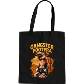 Žertovný předmět Gangster Footera Criminalera - Italian Brainrot - noha zločince - taška s potiskem- Tričkový.cz