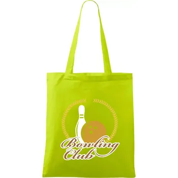 Bowling cup věnec - Taška bavlněná - 42 x 38 cm ( Limetková )