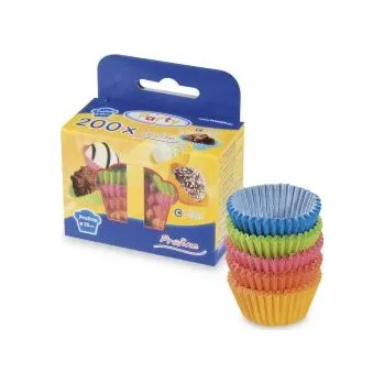 Jednorázové nádobí WIMEX Cukrářské košíčky barevné mix 200 ks