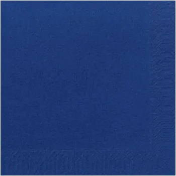 Papírový ubrousek Ubrousek 40 x 40 cm 2vrstvý tmavě modrý (125&nbsp;ks)