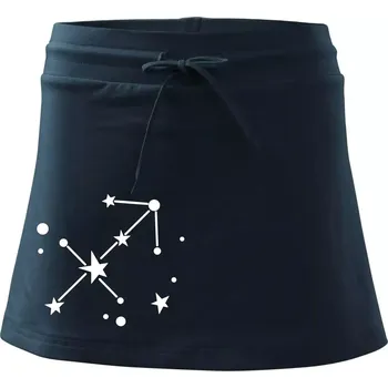 Dámská sukně Souhvězdí - Sagittarius - Střelec - Sportovní sukně - two in one - XL ( Námořní modrá (velmi tmavá - téměř černá) )