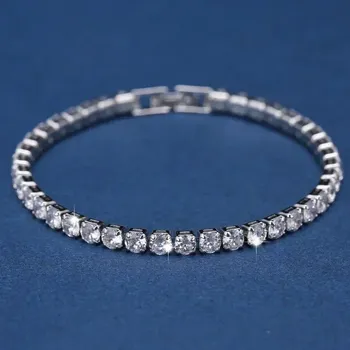 Náramek Barevný zirkonový náramek srdce pro ženy | náramek, doplněk - SL010-S