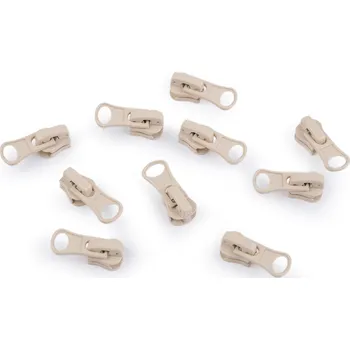 Zip Jezdec ke kostěným zipům No 3 Varianta: 5 béžová, Balení: 10 ks