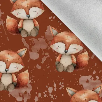 Zbytek - Softshell zimní šitá liška skořicová