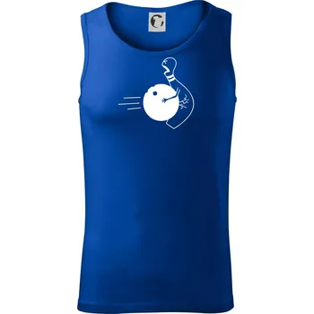 Koule vs kuželka - Tílko pánské Core - XL ( Královská modrá )