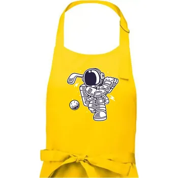 Kuchyňská zástěra Florbalátor - Dámská zástěra na vaření - Univerzální velikost ( Žlutá )