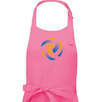 Kuchyňská zástěra Volejbalový míč rastr barevný - Dámská zástěra na vaření - Univerzální velikost ( Růžová )