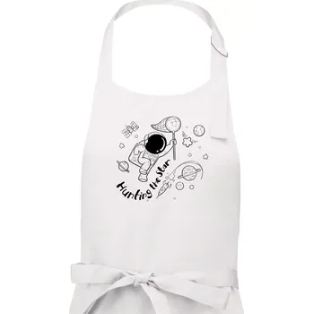 Kuchyňská zástěra Hunting the star - Pánská zástěra na vaření - Univerzální velikost ( Bílá )