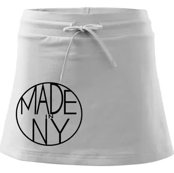Dámská sukně Made in NY - Sportovní sukně - two in one - L ( Bílá )
