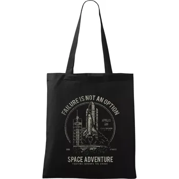 Space Adventure - Taška bavlněná - 42 x 38 cm ( Černá )