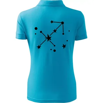 Souhvězdí - Sagittarius - Střelec - Polokošile dámská Pique Polo - 2XL ( Světlý tyrkys )