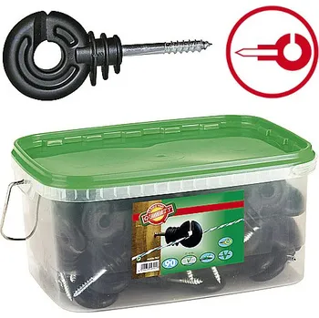 Ohradník Kerbl Izolátor AKO 131 pro drát, lanko a pásky do 10 mm s vrutem Množtví: 1ks