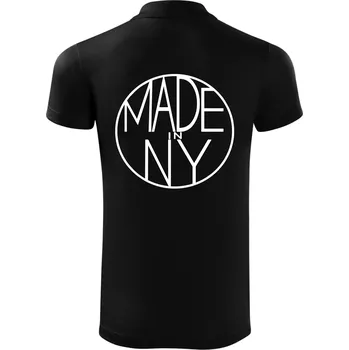 Pánská košile Made in NY - Polokošile Victory sportovní (dresovina) - L ( Černá )
