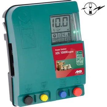 Pro koně Kerbl Zdroj pro elektrický ohradník AKO Power Station XDi 10000 digital, kombinovaný, 10 J