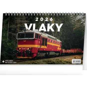 Kalendář Kalendář stolní Vlaky PGS-35328