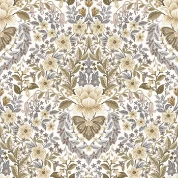Tapeta Vliesová tapeta na zeď 18516, Flora Béžová