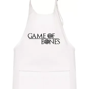 Kuchyňská zástěra Game of bones - Dětská zástěra na vaření - Univerzální velikost ( Bílá )