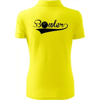 Bowler - Polokošile dámská Pique Polo - 2XL ( Citrónová )