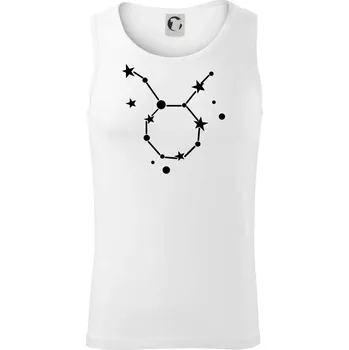 Souhvězdí - Taurus - Býk - Tílko pánské Core - 2XL ( Bílá )
