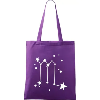 Souhvězdí - Scorpio - Štír - Taška bavlněná - 42 x 38 cm ( Fialová )