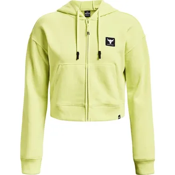 Dámská mikina Under Armour Heavyweight Terry Full-Zip Tech Fleece Hoodie Green 14 (L)