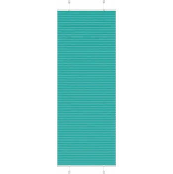 Roleta vidaXL Plisovaná roleta 75x200 cm Šířka látky 74,4 cm Polyester [4015155] Barva: Petrolejově zelená