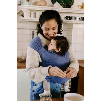 Šátek na nošení dítěte BOBA - nepoužívať Nosítko dětí Boba Bliss Vintage Navy Blue V2