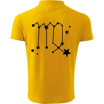 Pánská košile Souhvězdí - Virgo - Panna - Polokošile pánská Pique Polo 203 - 3XL ( Žlutá )
