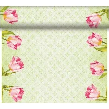 Papírový ubrousek Šerpa TÉTE 0,4 x 24 m Dunicel LOVE TULIPS