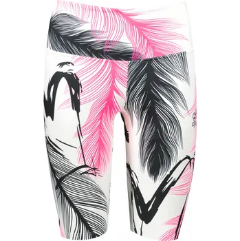 Dámské kalhoty Dámské legíny nad kolena premium ALTISPORT VOJ/ALW001LEG02 BÍLORŮŽOVÁ S