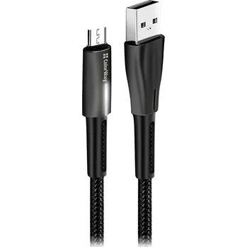Datový kabel Colorway Datový Kabel Usb / Micro Usb/ 1m/ 2.4A/ Černý