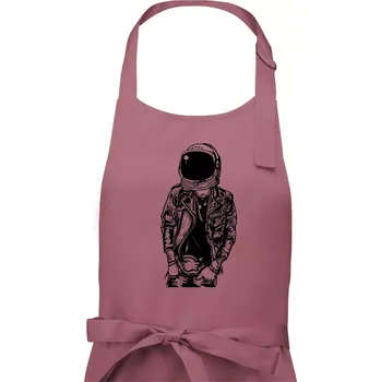 Kuchyňská zástěra Astronaut Punkster - Pánská zástěra na vaření - Univerzální velikost ( Starorůžová )