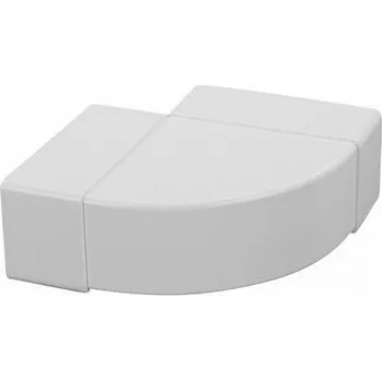 Ventilace Koleno vodorovné ploché HACO CKH 2x220x55