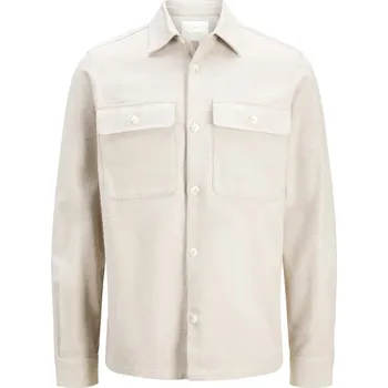 Pánská casual bunda Jack and Jones JJ Overshirt Summer Sand 2XL