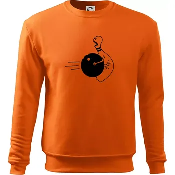 Pánská mikina Koule vs kuželka - Mikina Essential pánská - M ( Oranžová )