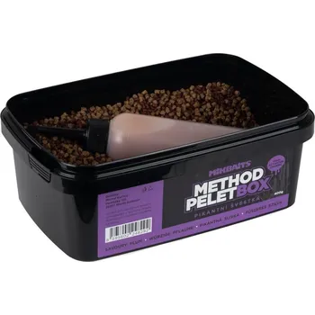 RC model letadla Mikbaits Method pelet box 400g + 120ml Activator Pikantní švestka Mikbaits Method pelet box 400g + 120ml Activator Pikantní švestka