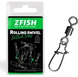 ZFISH Obratlík s Karabinou Rolling Swivel & Fastlock Snap Size 6 ZFISH Obratlík s Karabinou Rolling Swivel & Fastlock Snap Size 6